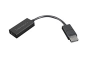 Beelscherm- en tv-kabel - Lenovo Video / audio adaptor - DisplayPort / HDMI - 22.5 cm - 4X90R61023