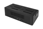 Harde schijf accessoires - StarTech.com 4 Bay SATA 2.5 / 3.5in SSD / HDD Dock - USB 3.1 USB-C / USB-A - storage enclosure - SATA 6Gb/s - USB 3.1 (Gen 2) - SDOCK4U313