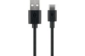 USB-kabel - Pro USB-A <-> USB-C - 1m - USB 2.0 - Zwart - PUSB2.0-AC-BLK-1M