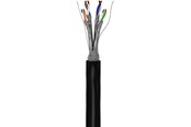 Netwerk - kabel - Pro goobay CAT 6A - S/FTP - Zwart - 100m - 4040849776243