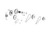 Printeraccessoires - Zebra ZT400 Series KIT DRIVE SYSTEM - P1058930-039