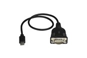 USB-kabel - StarTech.com ICUSB232C USB C to Serial Adapter Cable 40 CM USB Type C to RS232 (DB9) Converter Cable - ICUSB232C