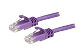 Netwerk - kabel - StarTech.com 5m Purple Cat6 / Cat 6 Snagless Ethernet Patch Cable 5 m - patch cable - 5 m - purple - Paars - 5m - N6PATC5MPL