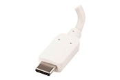 Beelscherm- en tv-kabel - StarTech.com USB-C Aan HDMI AV / multimedia paneel with Stroom Delivery - 4K 60Hz UHD- Wit - USB 3.1 Type C Video Converter for HDMI Monitors and Displays - Extern Video AV / multimedia paneel - Wit - CDP2HDUCPW