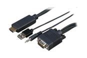 Antennekabel / connector - Sony CAB-VGAHDMI1 - HDMI-kabel - HDMI / VGA / audio / USB - 1 m - CAB-VGAHDMI1