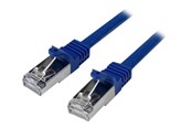 Netwerk - kabel - StarTech.com 3m Blue Cat6 / Cat 6 Shielded (SFTP) Patch Cable 3 m - patch cable - 3 m - blue - Blauw - 3m - N6SPAT3MBL