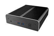 Case - Akasa Newton S7D Fanless - ultra small form factor - UCFF - Case - Ultra small form factor - Zwart - A-NUC38-M1B