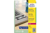 Papier, fotopapier en etiketten - Avery Heavy duty labels silver suitable for in- and outdoor use (-40oC to +150oC) - L6008-20