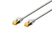 Netwerk - kabel - DIGITUS CAT 6A S-FTP Patch Cord - 10m - Grijs - 10m - DK-1644-A-100