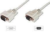 Beelscherm- en tv-kabel - DIGITUS D-Sub to D-Sub Cable - AK-610203-100-E