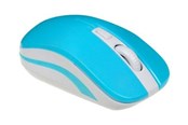 Muis - iBOX LORIINI Blauw - Muis - 2.4 GHz - Wit Blauw - Muis - Optisch - 3 knoppen - Blauw - IMOF008WBL