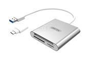 Geheugenkaart - adapter en kaartlezer - Unitek card reader - USB 3.0 - Y-9313D