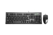 Toetsenbord - A4Tech KM-72620D - Keyboard and mouse set - Engels (US international) - Zwart - A4TKLA43774