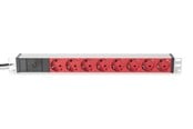 Voedingskabel (extern) - DIGITUS 8-Port - 1U - Aluminum PDU - DN-95410-R