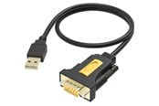 Netwerk-adapter (netwerkkaart, printserver, enz.) - Vision USB 2.0 to 9-Pin RS-232 Serial Adapter Black - TC-USBSER