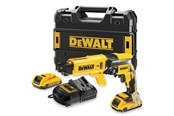 Elektrische schroevendraaier & boor - Dewalt 18V XR Brushless Geassembleerde Gipsplaatschroevendraaier - DCF620D2K-QW