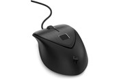 Muis - HP USB Fingerprint Mouse / 4TS44AA - Muis - Laser - 3 knoppen - Zwart - 4TS44AA