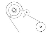 Printeraccessoires - Zebra KIT MAIN DRIVE Riem 220XI4 CPNT - P1006068