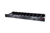 Rackkoffers - APC Horizontal Cable Manager Single-Sided with Cover - rack cable management panel with Cover - 1U - AR8612