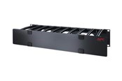 Rackkoffers - APC Horizontal Cable Manager Single-Sided with Cover - rack cable management panel with cover - 2U - AR8606