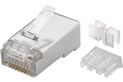 Netwerk - kabel - Pro RJ45 plug CAT 6a STP shielded (10 pack) - 4040849725029