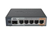 Router - MikroTik hEX S RB760iGS 5x Gigabit Ethernet SFP Dual Core 880MHz CPU 256MB RAM USB microSD RouterOS L4 IPsec hardware encryption support and The Dude server package - Router - RB760iGS