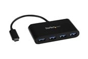 USB hub - StarTech.com USB 3.0 Hub 4 Port USB hub - 4 - USB 3.0 - Zwart - HB30C4AB