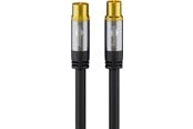 Antennekabel / connector - Pro Premium Antennekabel (IEC vrouwelijk/mannelijk) 135 dB - 1m - 4040849703461