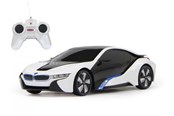 Op afstand bedienbaar - Jamara BMW I8 1:24 Wit 27Mhz - 404495
