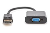 Beelscherm- en tv-kabel - DIGITUS DisplayPort  to D-Sub Adapter Cable - 0.15m - AK-340403-001-S