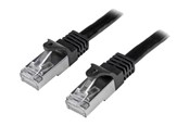 Netwerk - kabel - StarTech.com 1m Zwart Cat6 / Cat 6 Shielded (SFTP) Patch Cable 1 m - patch cable - 1 m - Zwart - Zwart - 1m - N6SPAT1MBK