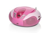 CD-speler - Lenco SCD-37 USB - Portable FM Radio CD and USB player - Pink - SCD37USBR