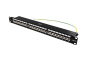 Accessoires - Deltaco STP patchpaneel 24xRJ45 Cat6a 1U 19 - PAN-200