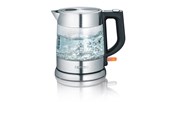Waterkoker - SEVERIN Waterkoker WK 3468 - glass/stainless steel/black - Glas/roestvrij staal/zwart - 2200 W - WK 3468