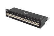 Accessoires - Deltaco Patchpaneel 12xRJ45 Cat6a wandmonteerbaar - PAN-213