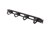Accessoires - Deltaco 19" 1U Metal Cable Management with brush - SP-3650-1U