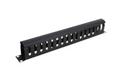 Accessoires - Deltaco 19" 1U Metaal Cable Management with 16 hole - SP-3671-1U