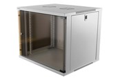 Rackkoffers - Deltaco 19” cabinet 9U 540x450mm standing or Aan de muur gemonteerd - 19-5409W