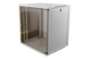 Rackkoffers - Deltaco 19” cabinet 12U 540x450mm standing or W - 19-5412W