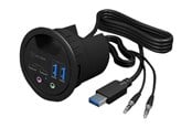 USB hub - RaidSonic ICY BOX IB-HUB1403B USB hub - 4 - Zwart - IB-HUB1403B