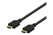 Beelscherm- en tv-kabel - Deltaco HDMI - Skærmkabel - 15m - Sort - HDMI-1080D