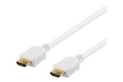 Beelscherm- en tv-kabel - Deltaco Displayport- Skærmkabel - 15m - Hvid - HDMI-1080AD