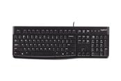 Toetsenbord - Logitech K120 Corded Keyboard - US - Toetsenbord - Engels (US international) - Zwart - 920-002508