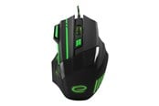 Muis - Esperanza MX201 WOLF - Muis - USB - Groen - Muis - Optisch - 7 knoppen - Groen - EGM201G