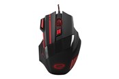 Muis - Esperanza MX201 WOLF - mouse - USB - red - Muis - Optisch - 7 knoppen - Rood - EGM201R