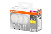 Armaturen & Lampen - Osram LED spot P45 4W/827 (40W) Frosted 3-pack E14 - 4058075819399