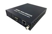 Repeater & zendontvanger - LevelOne Media Konverter GVM-1000 RJ45>SFP SC mm - GVM-1000