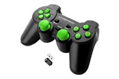 Gaming accessoires - Esperanza GLADIATOR - Zwart/groen - Wireless Controller - PC - EGG108G