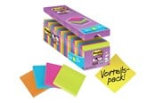 Bureau-accessoires - 3M Post-it Super Sticky 76x76mm 24x 90 Sheets Assorted: Post-it Super Sticky 76x76mm, 24 pakjes van elk met 90 vellen in verschillende kleuren - 7100079739