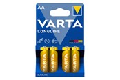 Batterij - VARTA Longlife - AA - 4-pack - BAVA 4106LONG